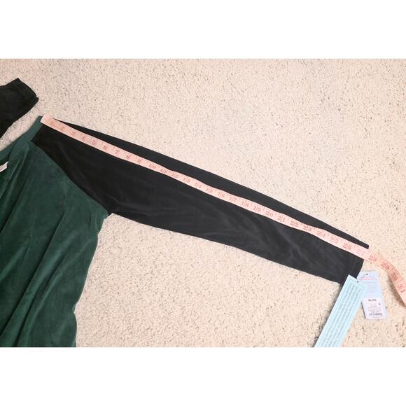 Cat & Jack Sleepwear Top Green/Black Long Sleeve Size XL (16) Flame Resistant - Picture 4 of 6